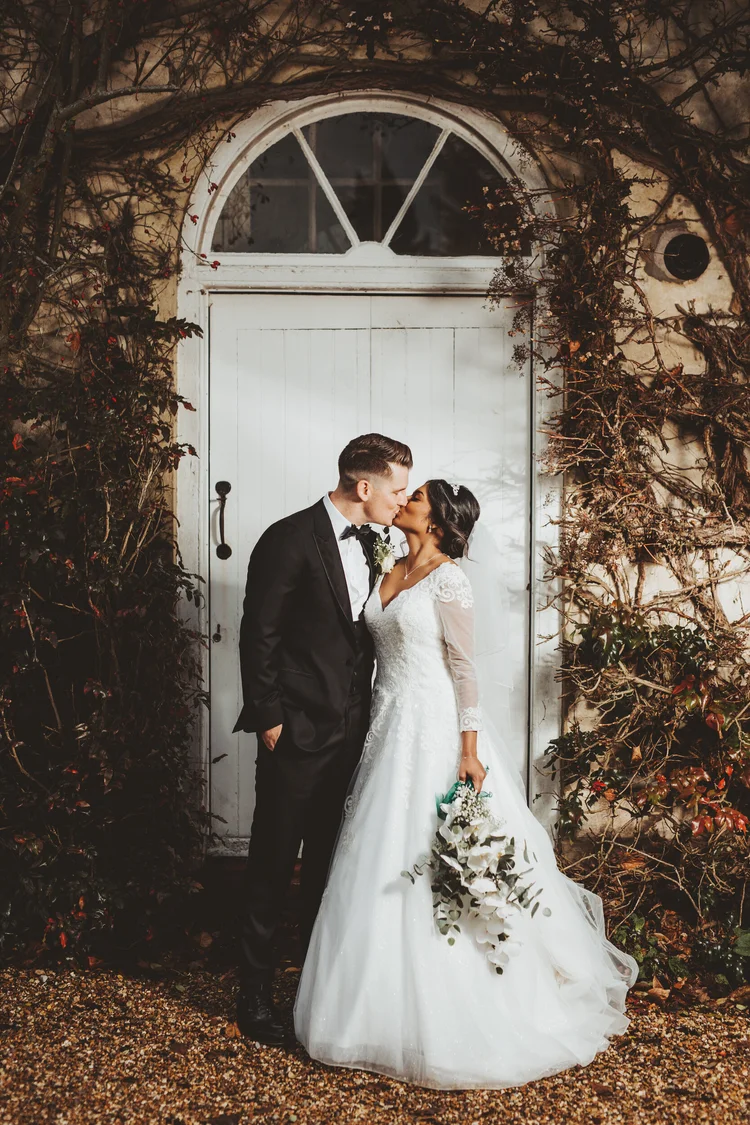 Melissa and Nick's December wedding at Northbrook Park, Farnham — photo 69 of 104