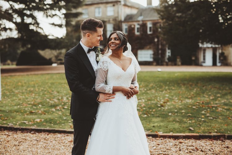 Melissa and Nick's December wedding at Northbrook Park, Farnham — photo 73 of 104