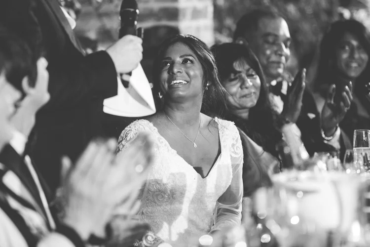 Melissa and Nick's December wedding at Northbrook Park, Farnham — photo 89 of 104
