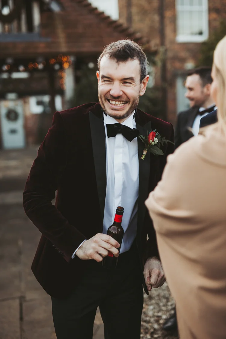Francesca and Nick's New Year's Eve wedding at Hornington Manor — photo 30 of 109