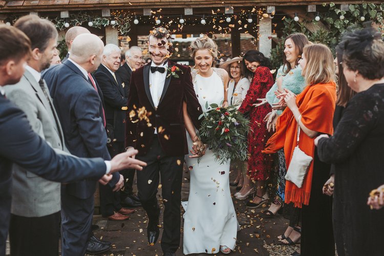 Francesca and Nick's New Year's Eve wedding at Hornington Manor — photo 57 of 109
