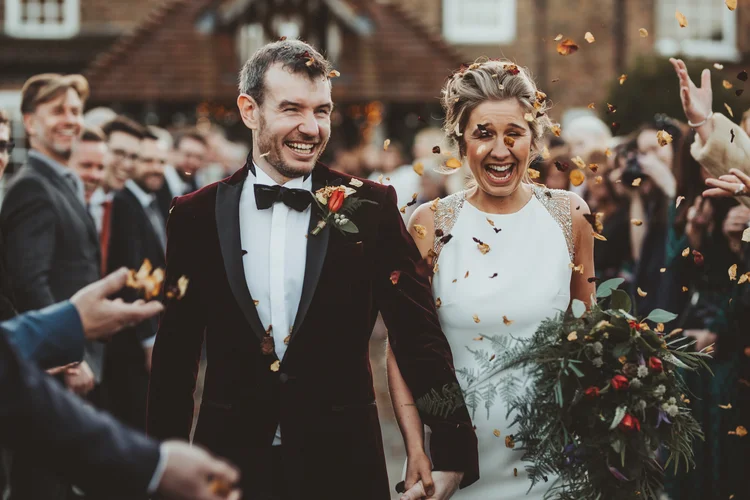 Francesca and Nick's New Year's Eve wedding at Hornington Manor — photo 59 of 109