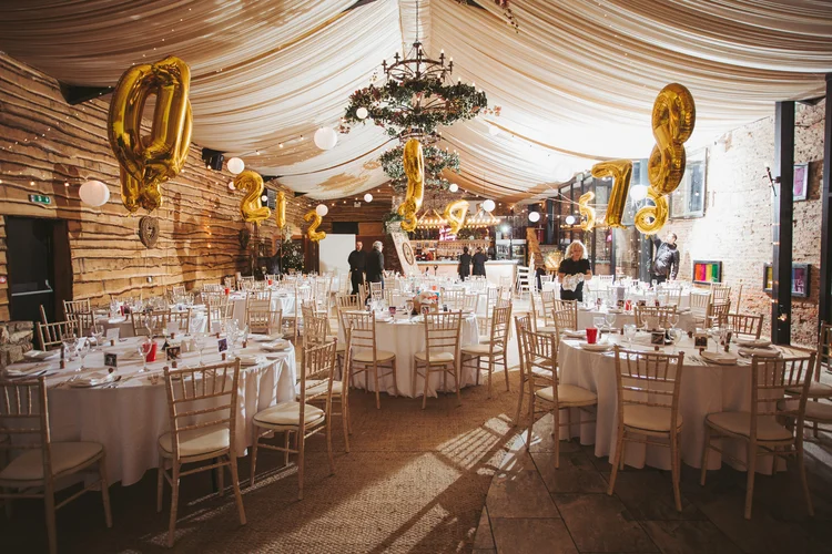 Francesca and Nick's New Year's Eve wedding at Hornington Manor — photo 78 of 109