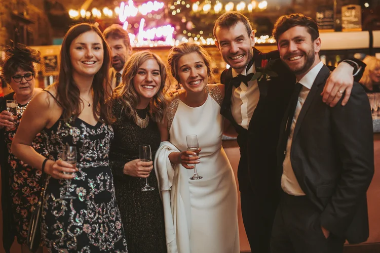 Francesca and Nick's New Year's Eve wedding at Hornington Manor — photo 84 of 109