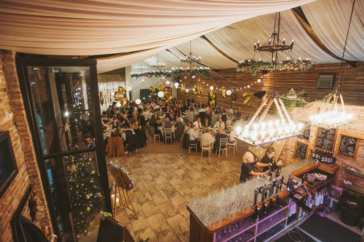 Francesca and Nick's New Year's Eve wedding at Hornington Manor — photo 88 of 109