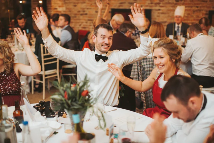 Francesca and Nick's New Year's Eve wedding at Hornington Manor — photo 94 of 109