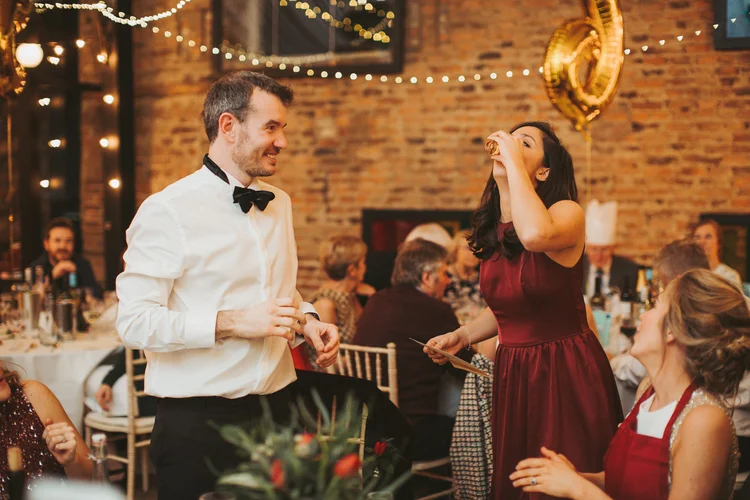 Francesca and Nick's New Year's Eve wedding at Hornington Manor — photo 96 of 109