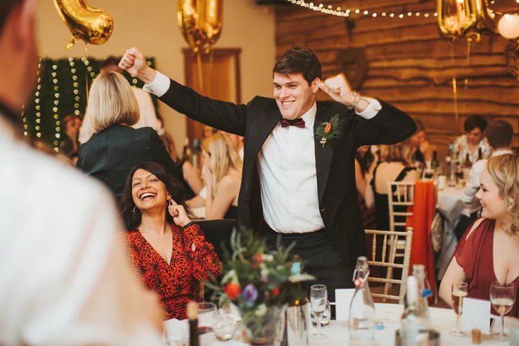Francesca and Nick's New Year's Eve wedding at Hornington Manor — photo 97 of 109