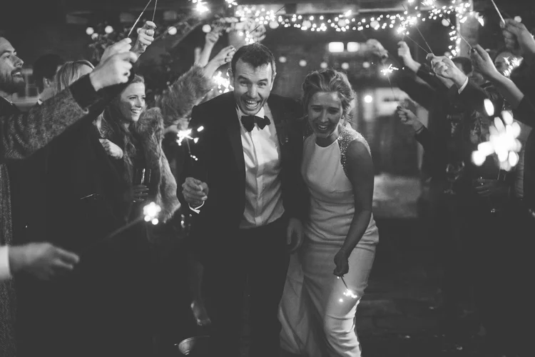 Francesca and Nick's New Year's Eve wedding at Hornington Manor — photo 102 of 109