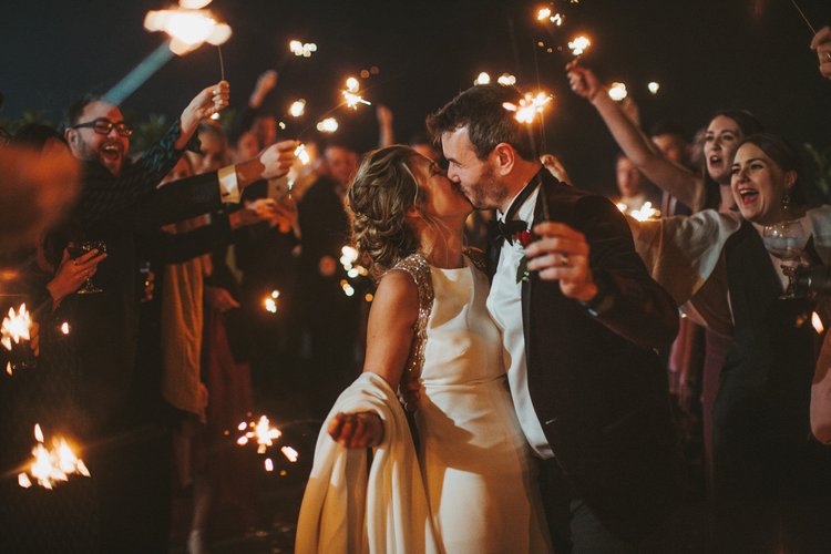 Francesca and Nick's New Year's Eve wedding at Hornington Manor — photo 104 of 109