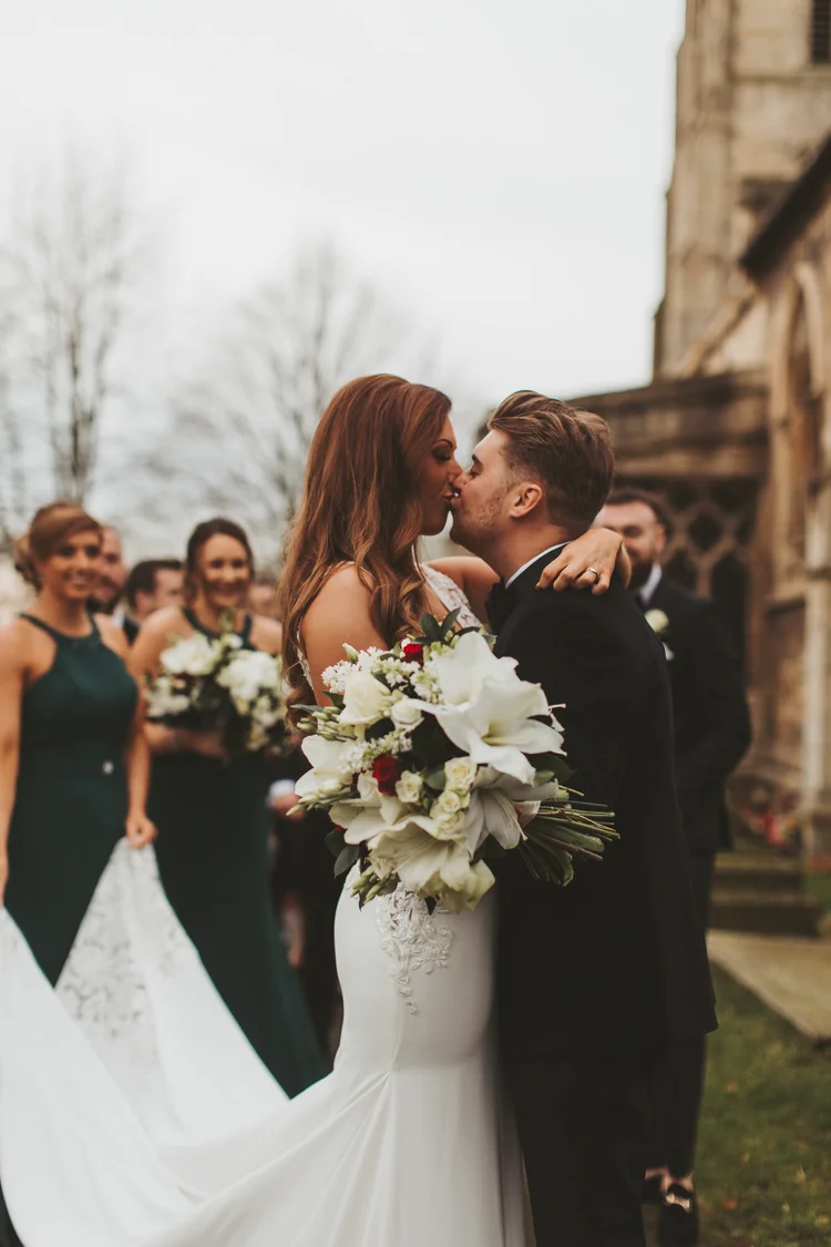 Beth and Fin's winter wedding at Bawtry Hall, Doncaster — photo 16 of 65