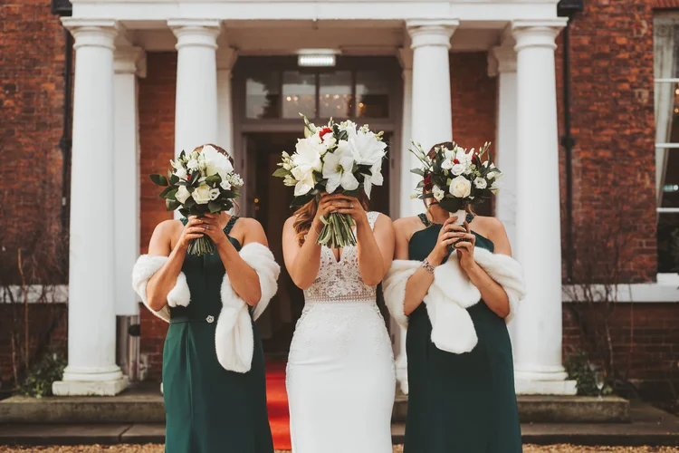 Beth and Fin's winter wedding at Bawtry Hall, Doncaster — photo 25 of 65