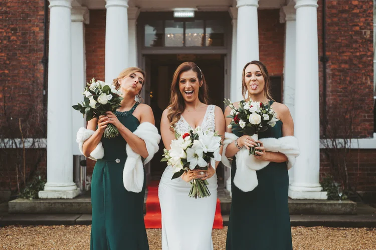 Beth and Fin's winter wedding at Bawtry Hall, Doncaster — photo 26 of 65