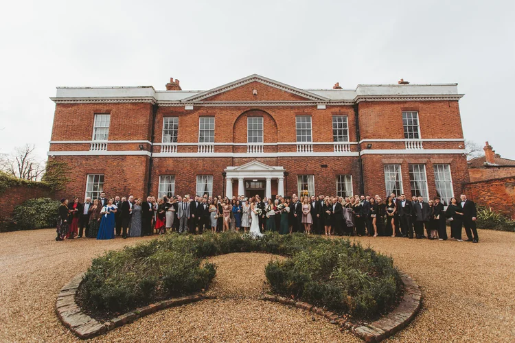 Beth and Fin's winter wedding at Bawtry Hall, Doncaster — photo 24 of 65