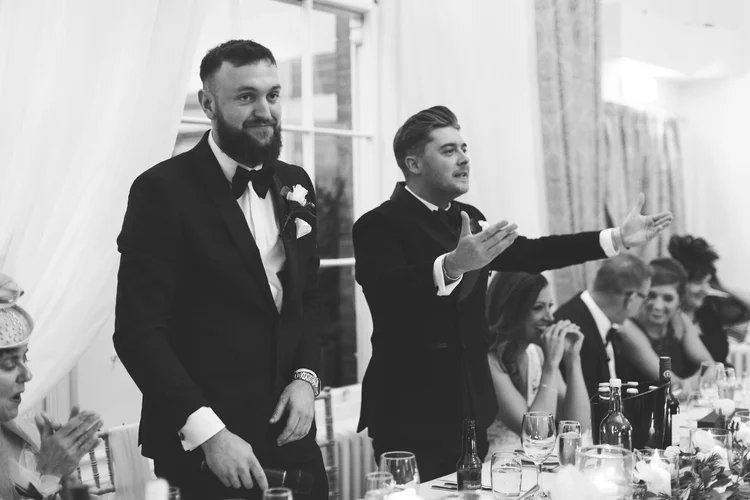 Beth and Fin's winter wedding at Bawtry Hall, Doncaster — photo 44 of 65