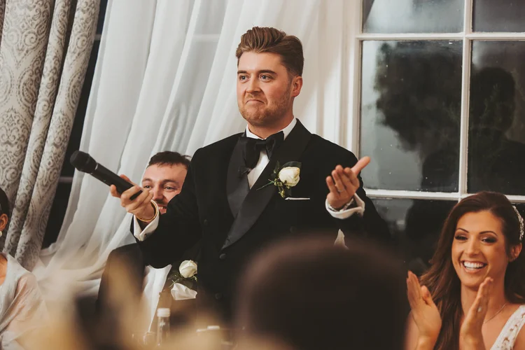 Beth and Fin's winter wedding at Bawtry Hall, Doncaster — photo 47 of 65
