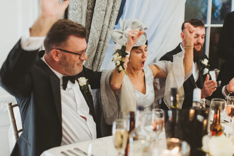Beth and Fin's winter wedding at Bawtry Hall, Doncaster — photo 49 of 65