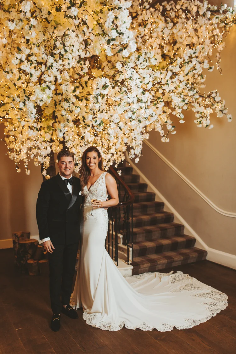 Beth and Fin's winter wedding at Bawtry Hall, Doncaster — photo 50 of 65