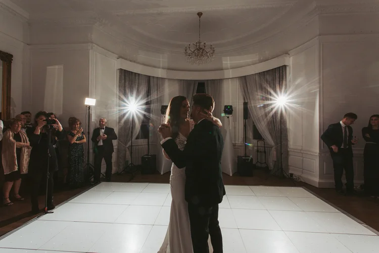 Beth and Fin's winter wedding at Bawtry Hall, Doncaster — photo 55 of 65