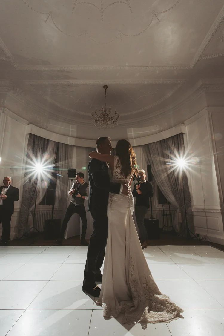 Beth and Fin's winter wedding at Bawtry Hall, Doncaster — photo 57 of 65