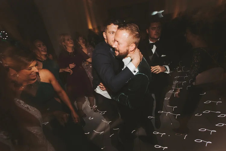 Beth and Fin's winter wedding at Bawtry Hall, Doncaster — photo 59 of 65