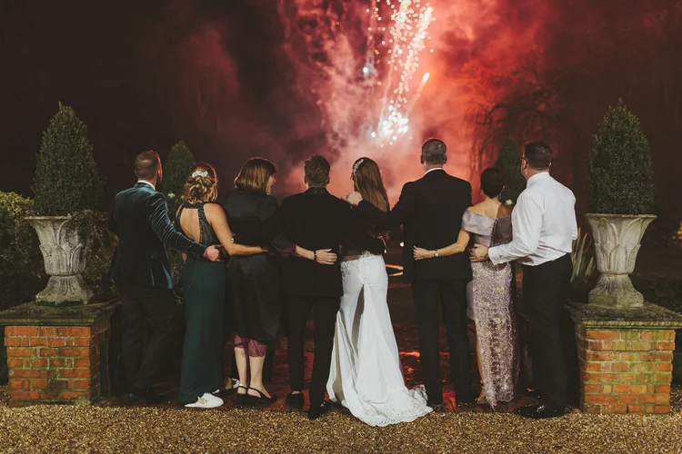 Beth and Fin's winter wedding at Bawtry Hall, Doncaster — photo 64 of 65