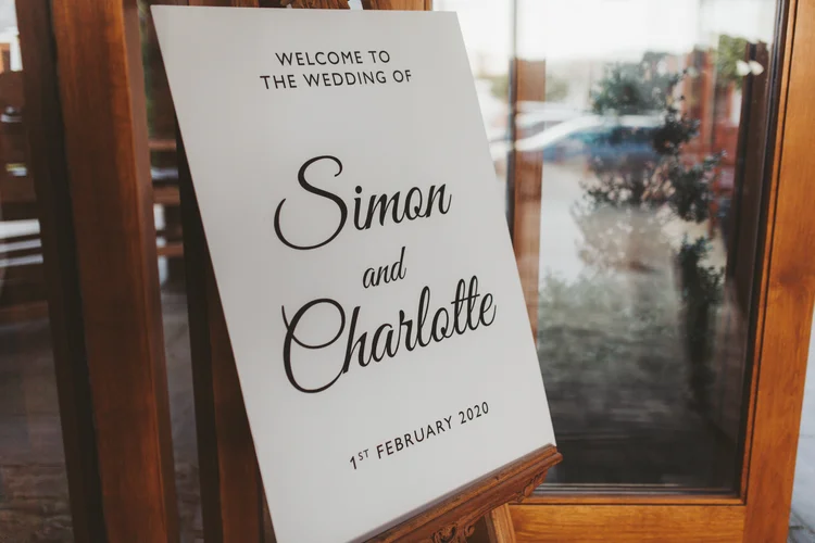 Charlotte and Simon's wedding at Swancar Farm, Nottinghamshire — photo 3 of 69