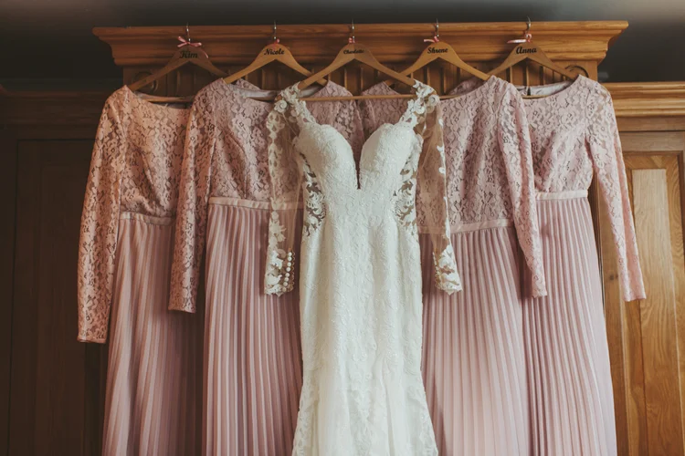 Charlotte and Simon's wedding at Swancar Farm, Nottinghamshire — photo 9 of 69