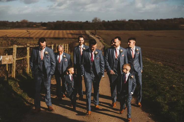 Charlotte and Simon's wedding at Swancar Farm, Nottinghamshire — photo 14 of 69