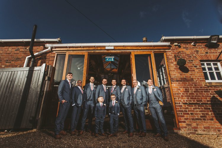 Charlotte and Simon's wedding at Swancar Farm, Nottinghamshire — photo 15 of 69