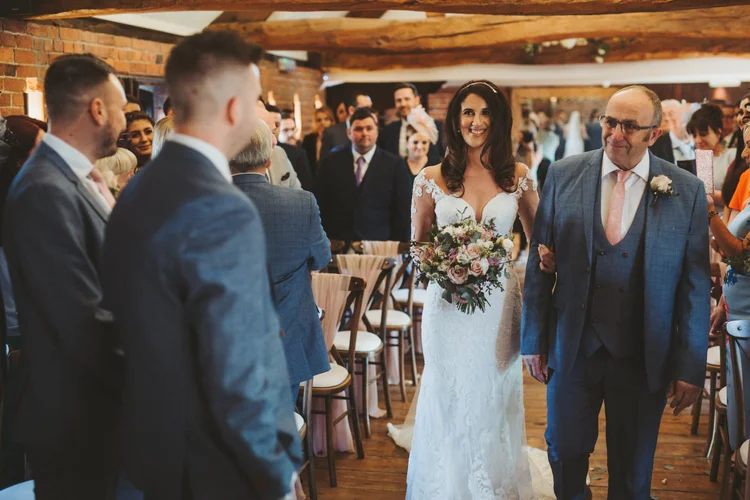 Charlotte and Simon's wedding at Swancar Farm, Nottinghamshire — photo 28 of 69