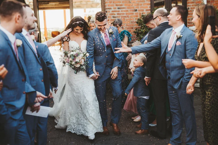 Charlotte and Simon's wedding at Swancar Farm, Nottinghamshire — photo 35 of 69