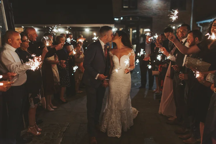 Charlotte and Simon's wedding at Swancar Farm, Nottinghamshire — photo 57 of 69