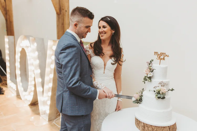 Charlotte and Simon's wedding at Swancar Farm, Nottinghamshire — photo 61 of 69