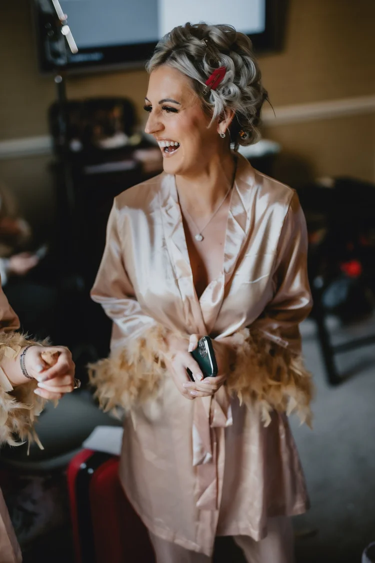 Chelsea and Connor's wedding at Whitley Hall, Sheffield — photo 5 of 80