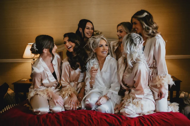 Chelsea and Connor's wedding at Whitley Hall, Sheffield — photo 9 of 80