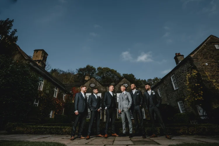 Chelsea and Connor's wedding at Whitley Hall, Sheffield — photo 12 of 80