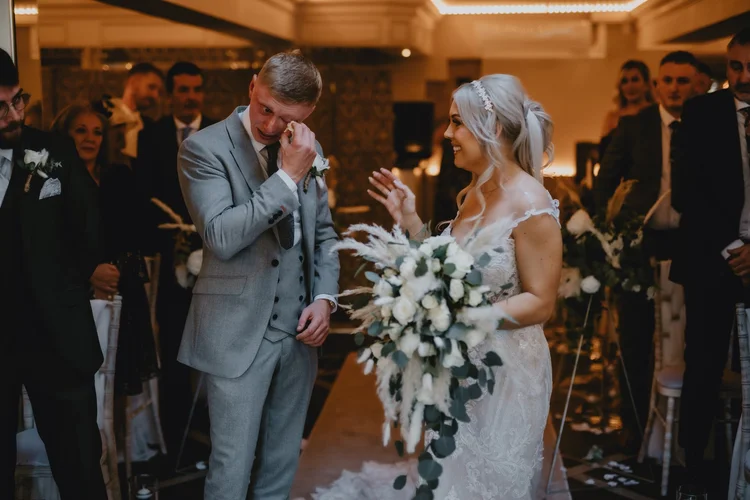 Chelsea and Connor's wedding at Whitley Hall, Sheffield — photo 30 of 80