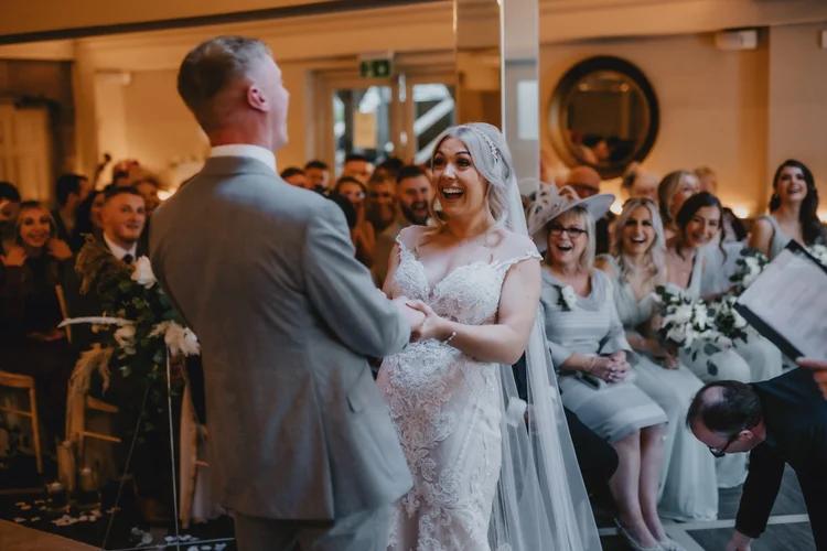 Chelsea and Connor's wedding at Whitley Hall, Sheffield — photo 32 of 80