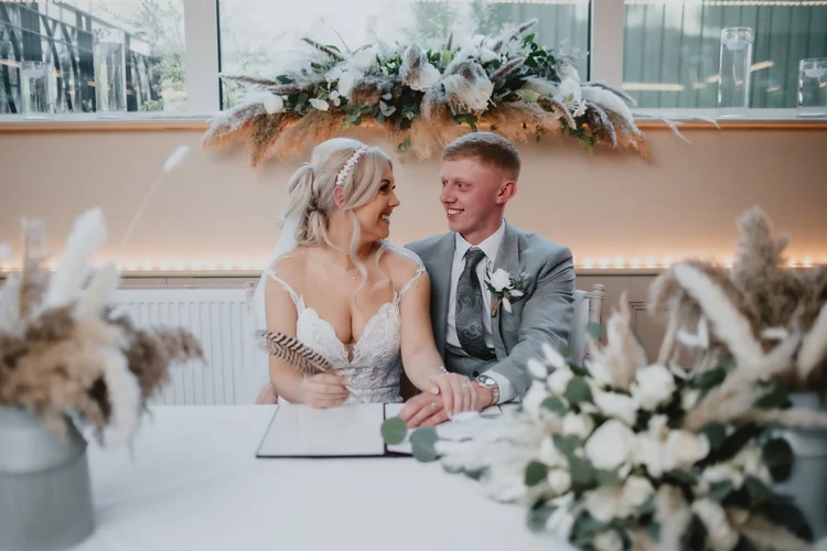 Chelsea and Connor's wedding at Whitley Hall, Sheffield — photo 35 of 80