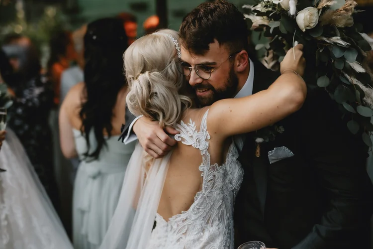 Chelsea and Connor's wedding at Whitley Hall, Sheffield — photo 39 of 80