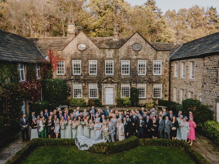 Chelsea and Connor's wedding at Whitley Hall, Sheffield — photo 43 of 80