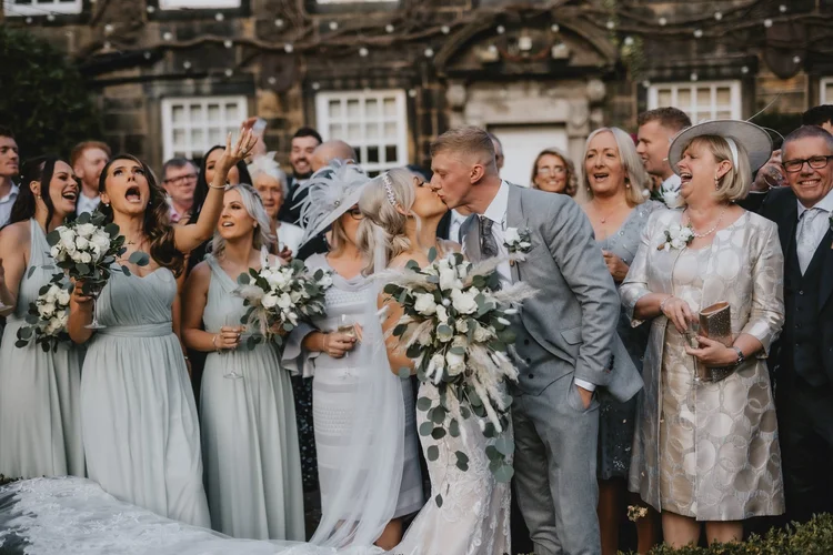 Chelsea and Connor's wedding at Whitley Hall, Sheffield — photo 44 of 80