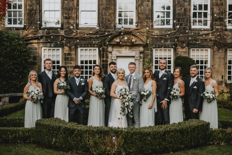 Chelsea and Connor's wedding at Whitley Hall, Sheffield — photo 46 of 80