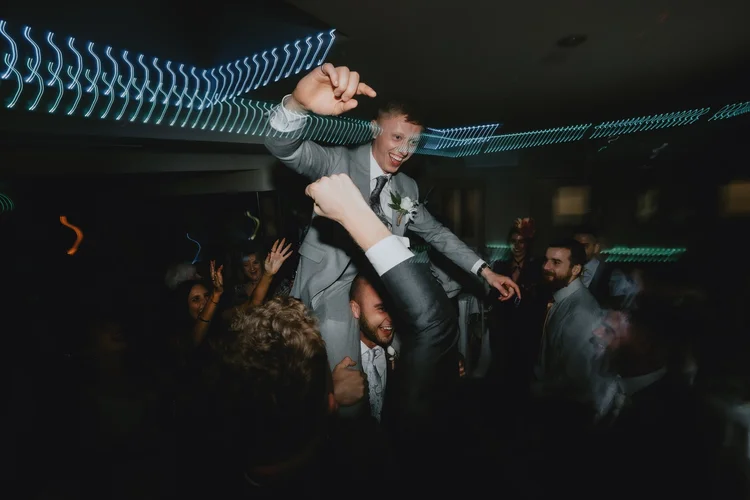 Chelsea and Connor's wedding at Whitley Hall, Sheffield — photo 77 of 80