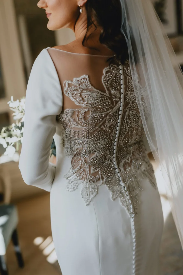 Melissa and James's autumn wedding at Hodsock Priory — photo 12 of 36