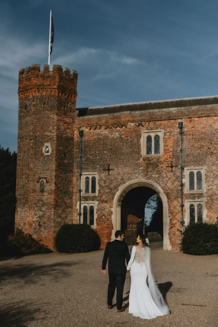 Melissa and James's autumn wedding at Hodsock Priory — photo 20 of 36