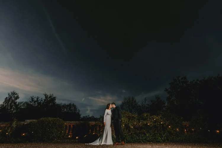 Melissa and James's autumn wedding at Hodsock Priory — photo 30 of 36