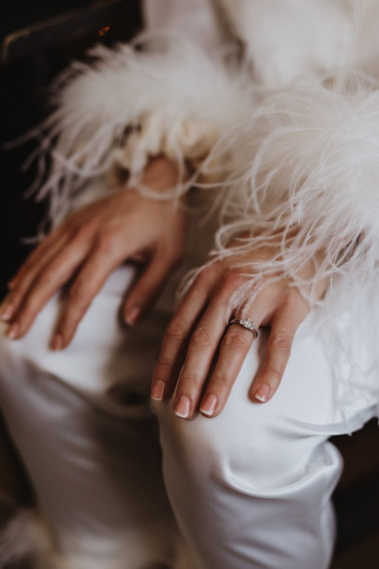 Hollie and Ed's winter wedding at Middleton Lodge, North Yorkshire — photo 4 of 72