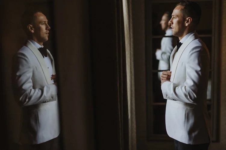 Hollie and Ed's winter wedding at Middleton Lodge, North Yorkshire — photo 7 of 72